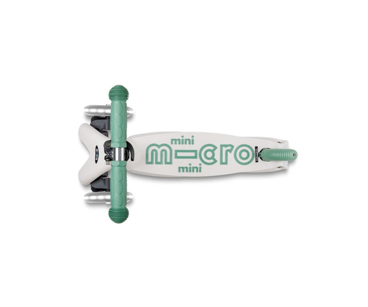 Scooter Luzes LED  dobrável Mini Micro Deluxe Eco Pistachio Green