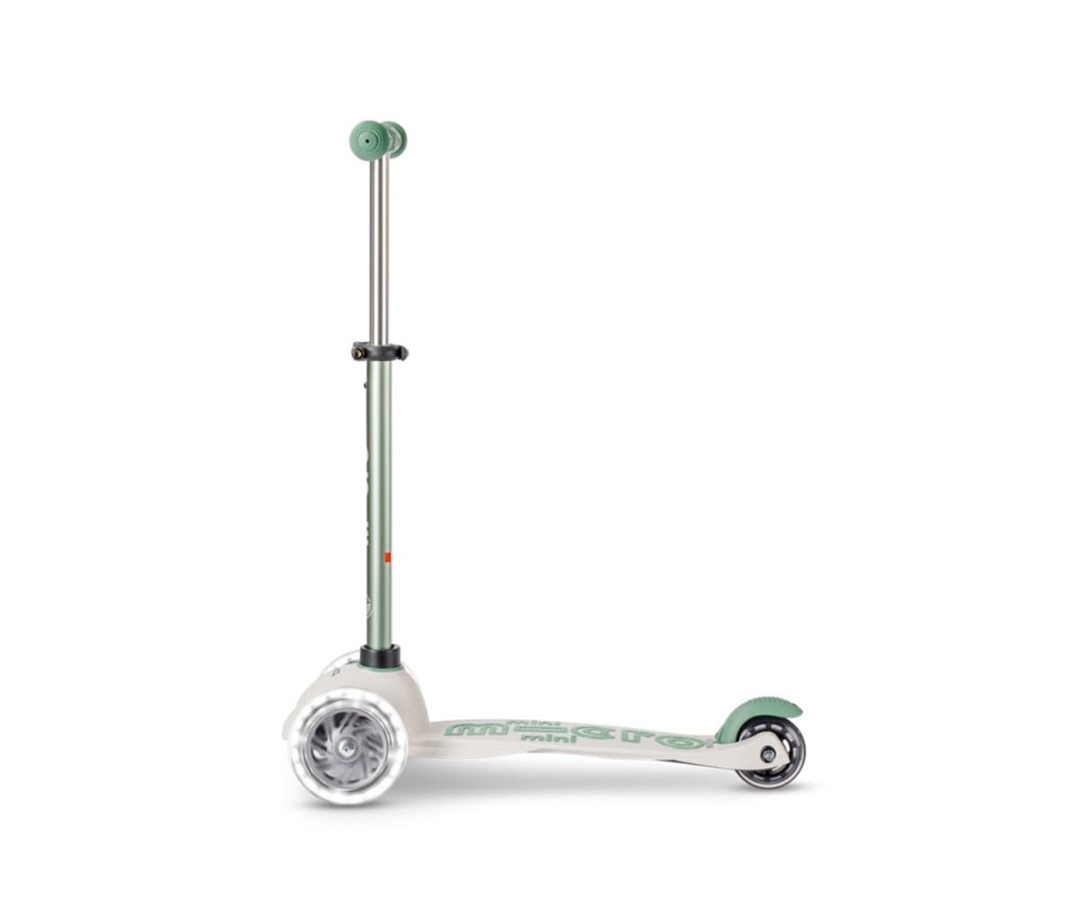 Scooter Luzes LED  dobrável Mini Micro Deluxe Eco Pistachio Green