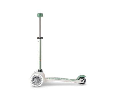 Scooter Luzes LED  dobrável Mini Micro Deluxe Eco Pistachio Green