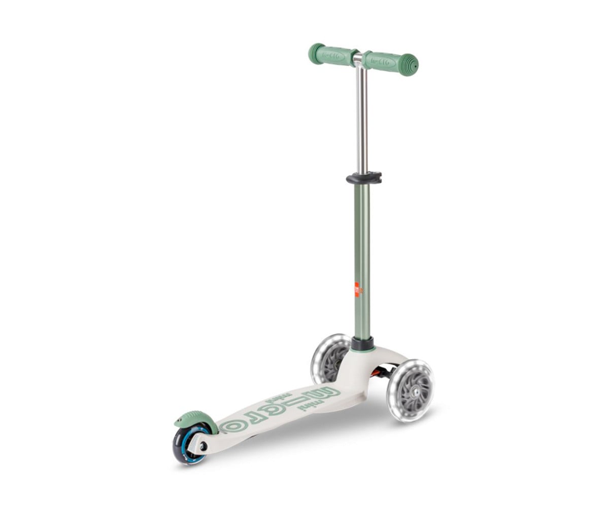 Scooter Luzes LED  dobrável Mini Micro Deluxe Eco Pistachio Green