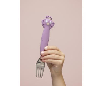 Ensemble de 3 Couverts en Silicone Mrs. Peacock