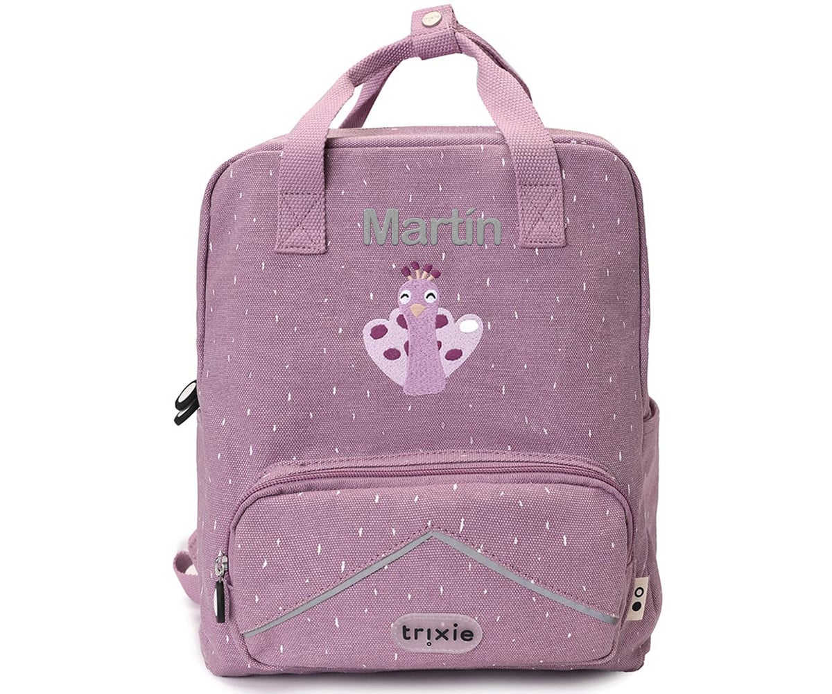 Grand Sac à Dos Primaire Mrs. Peacock Personnalisable