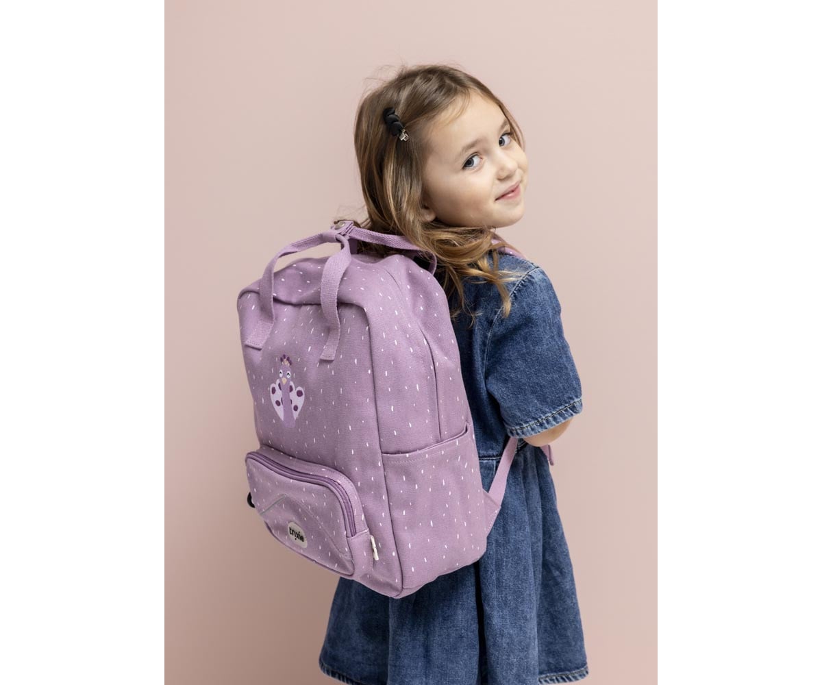 Grand Sac à Dos Primaire Mrs. Peacock Personnalisable