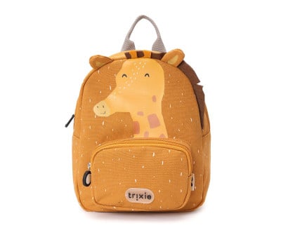 Mochila Trixie PEQUEÑA Mr. Giraffe Personalizable