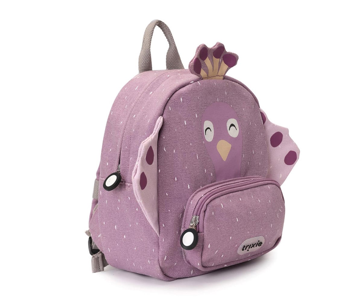 GRAND Sac à Dos Trixie Mrs. Peacock Personnalisable