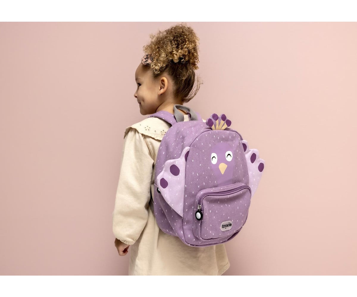 GRAND Sac à Dos Trixie Mrs. Peacock Personnalisable