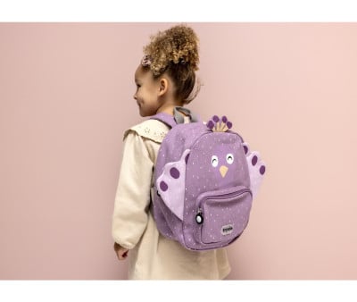 GRAND Sac à Dos Trixie Mrs. Peacock Personnalisable