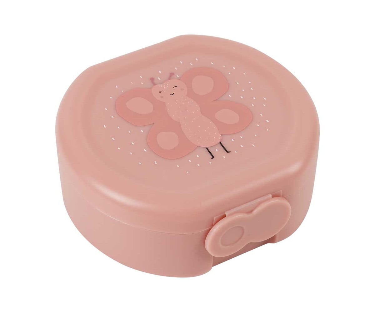 2 Boîtes à Goûter avec Clip Mrs. Butterfly