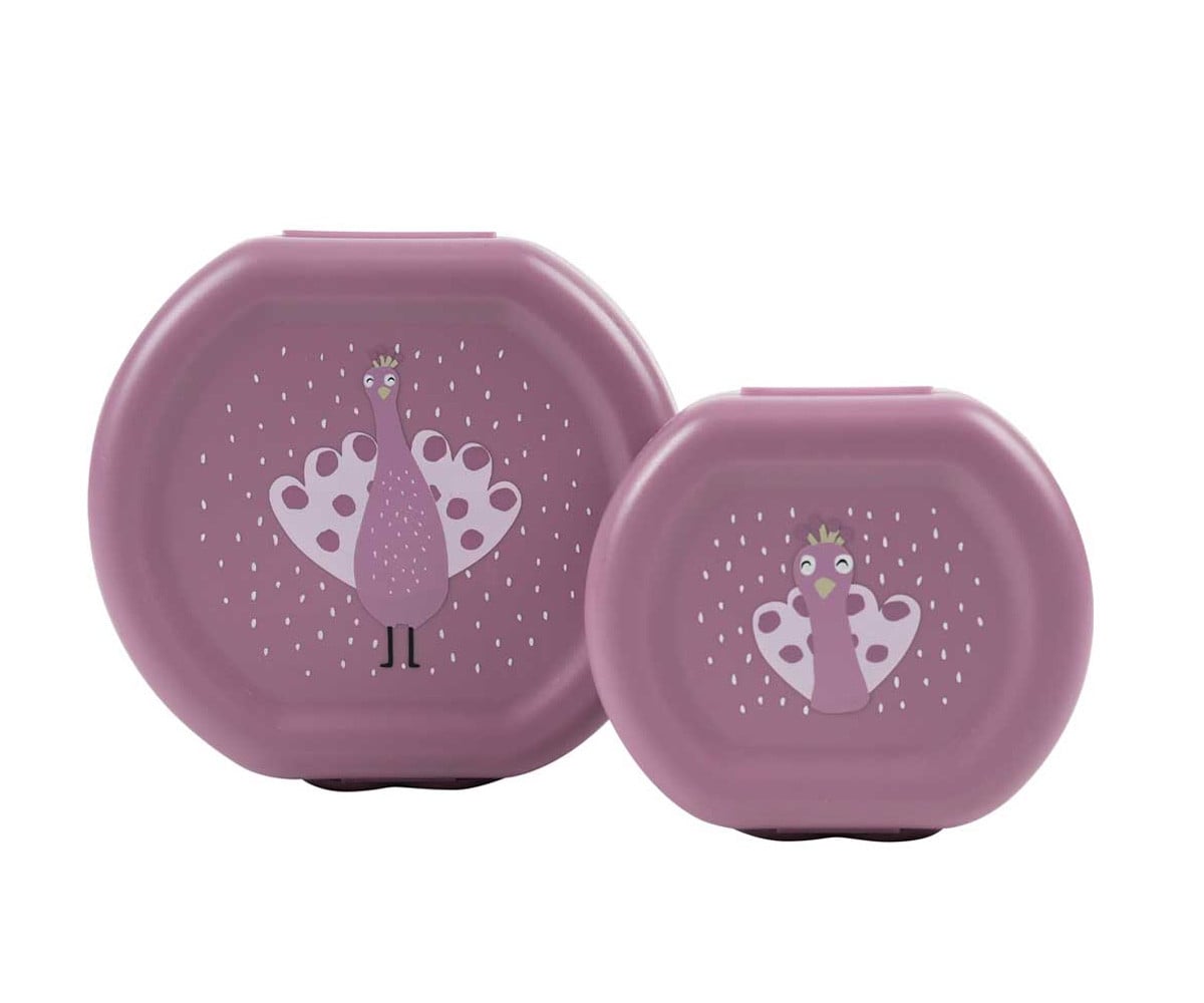 2 Scatole per Snack con Clip Trixie Mrs. Peacock
