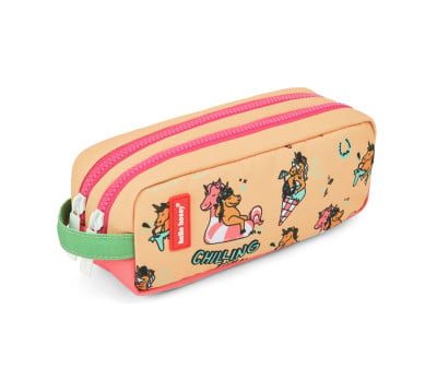 Estuche Doble Compartimento Unicorn Personalizable