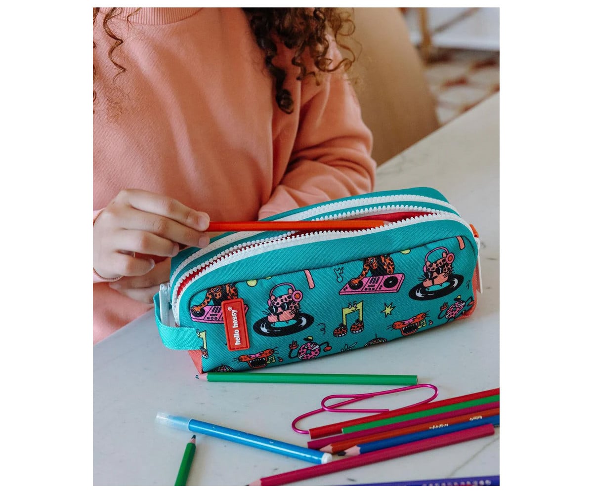 Trousse Double Compartiment Disco Roar Personnalisable