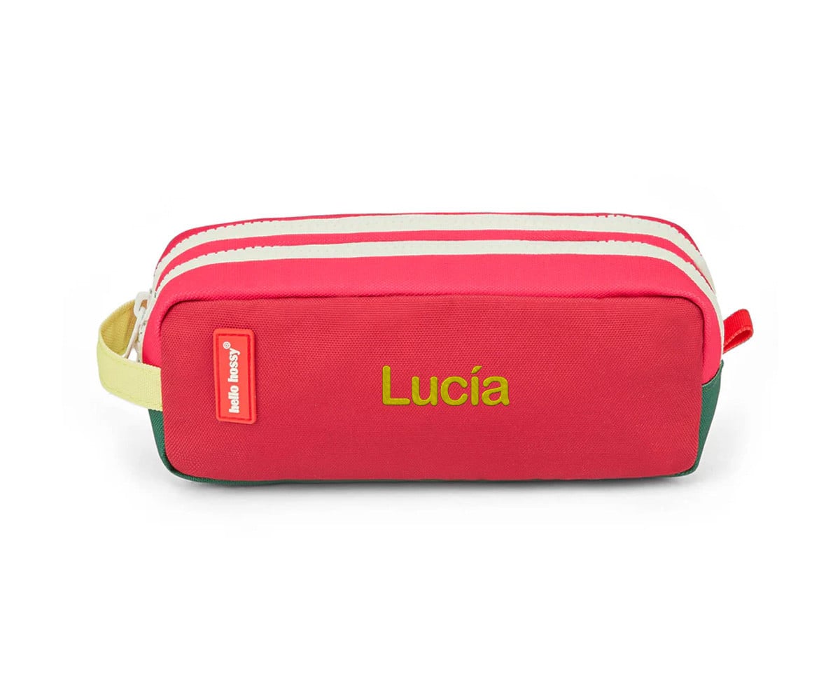 Trousse Double Compartiment Mini Pastèque Personnalisable