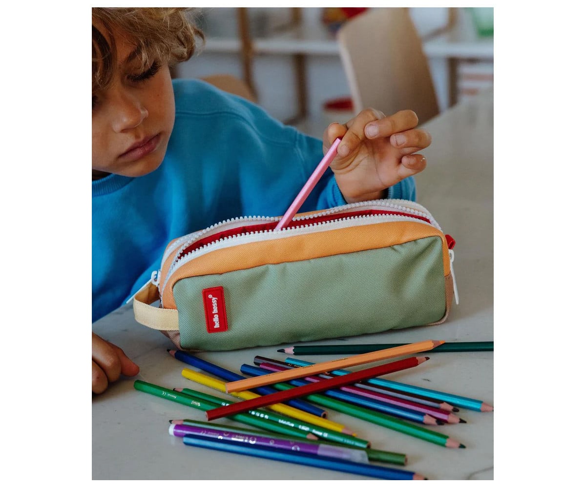Trousse Double Compartiment Mini Safari Personnalisable
