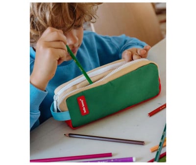 Trousse Double Compartiment Mini Green Lake Personnalisable