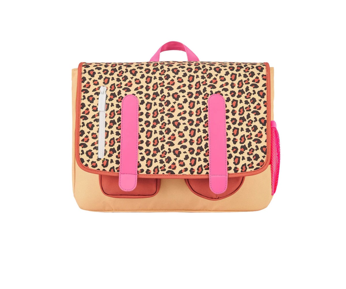 Mochila Escolar Mini Solapa Léopard