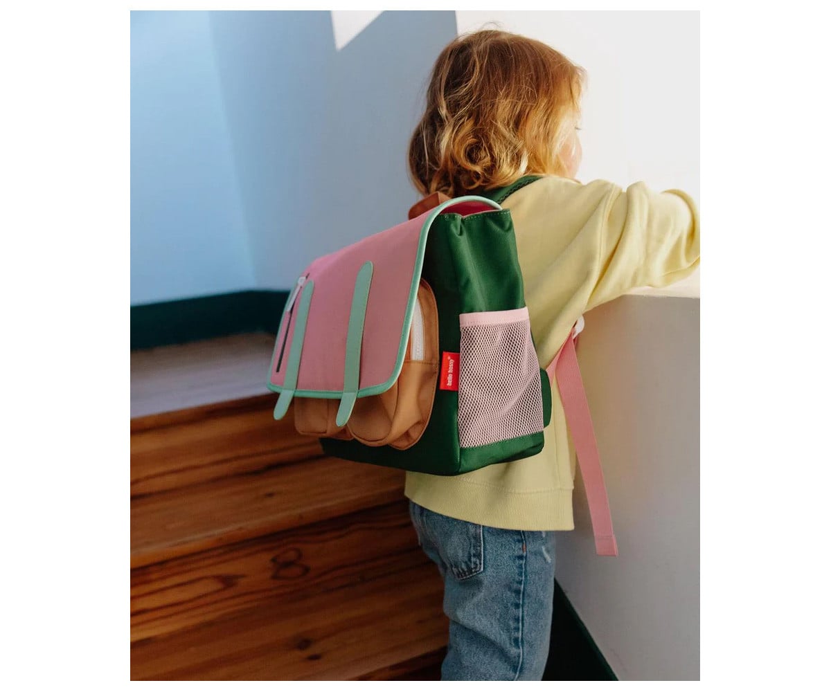 Mochila Escolar Mini Solapa Bubblegum