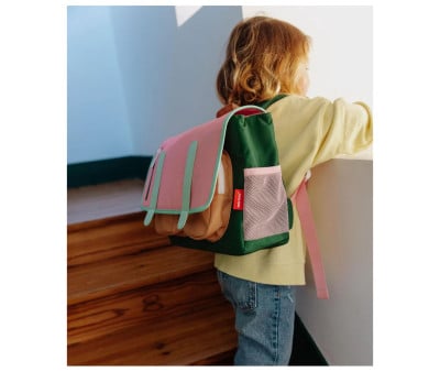 Mochila Escolar Mini Solapa Bubblegum
