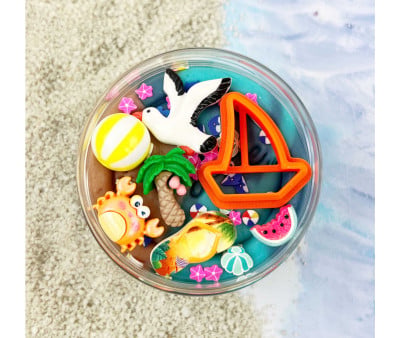 Pâte Sensorielle Build a Beach Surprise Pot
