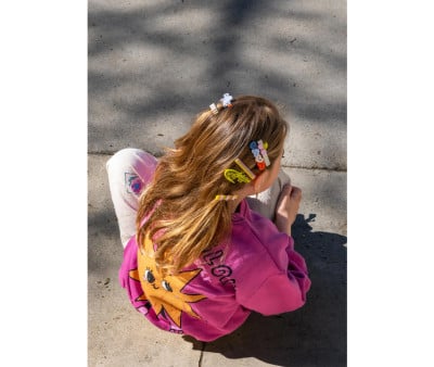 2 Barrettes Dancing Hearts