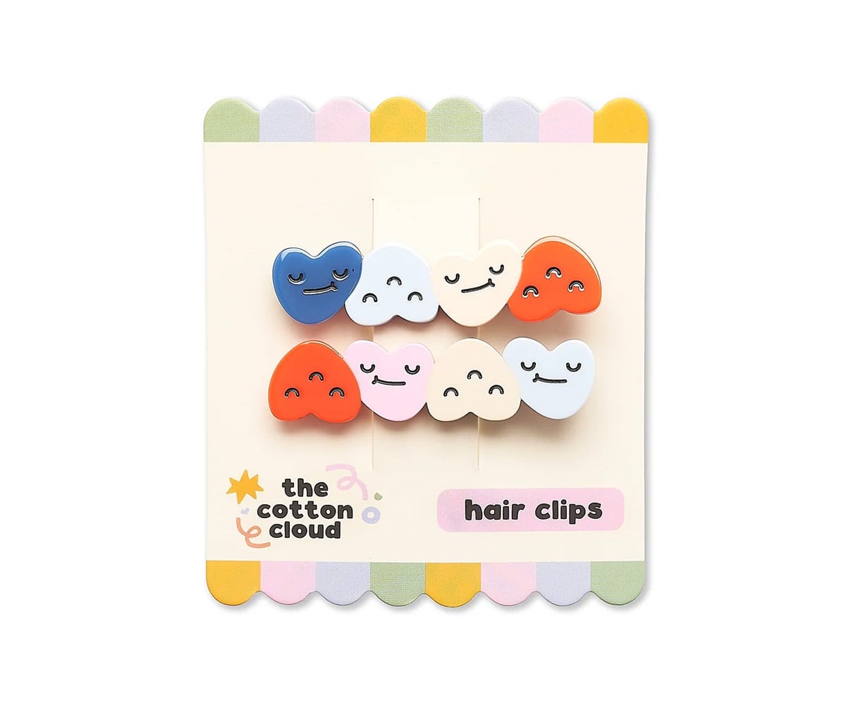2 Barrettes Dancing Hearts
