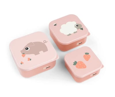 Set 3 Scatoline Snack Tiny Farm Powder