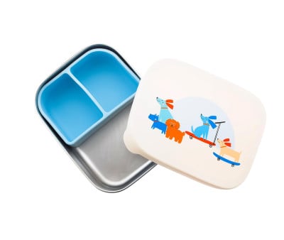 Lunch Box Acciaio con Vaschetta Woof Gang