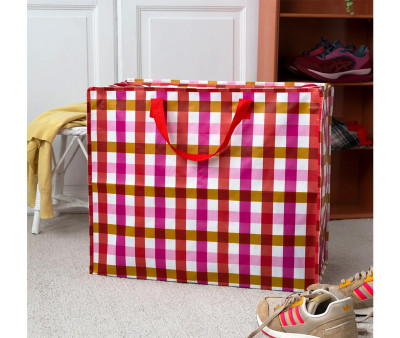 Borsa Riutilizzabile Jumbo Pink Gingham