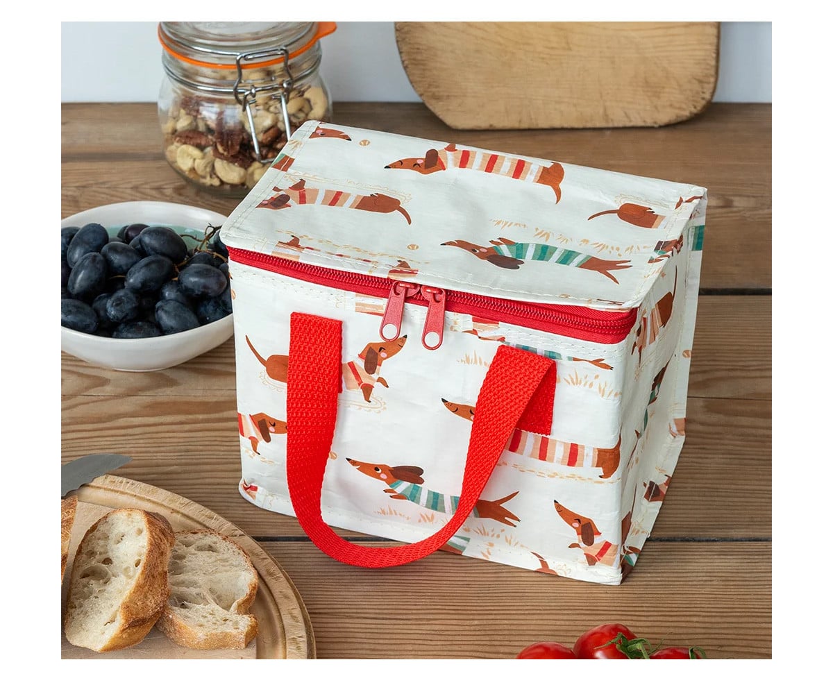 Lunch Bag Sausage Dog Personalizzabile