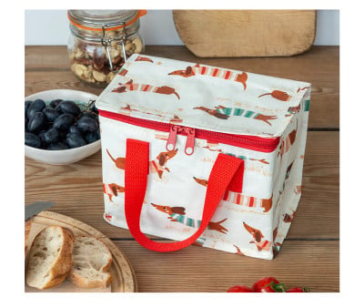 Lunch Bag Sausage Dog Personalizzabile