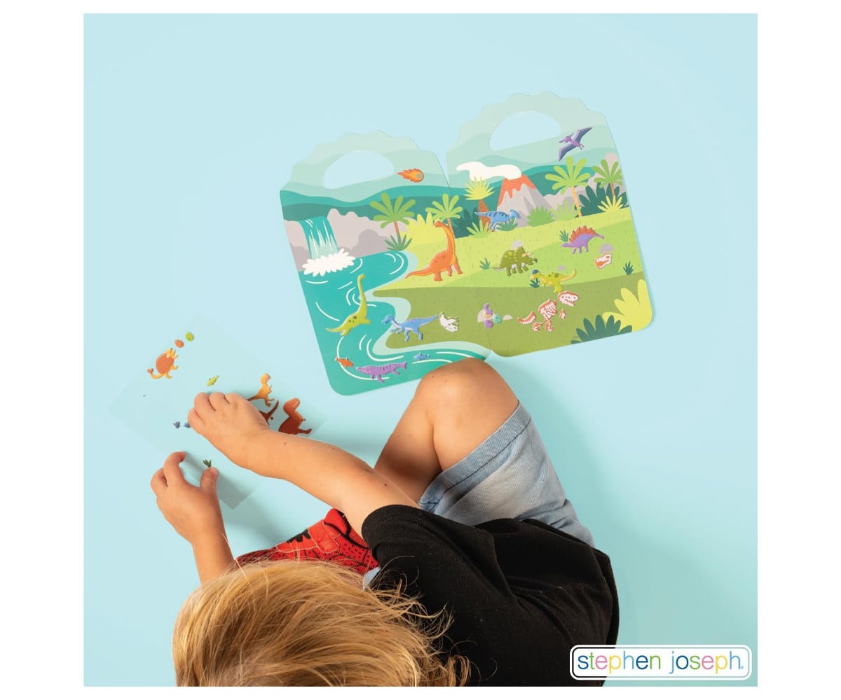Libro de Pegatinas de Gel Reutilizables Tiburón