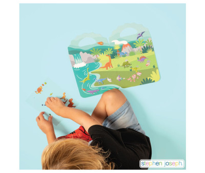 Libro de Pegatinas de Gel Reutilizables Tiburón