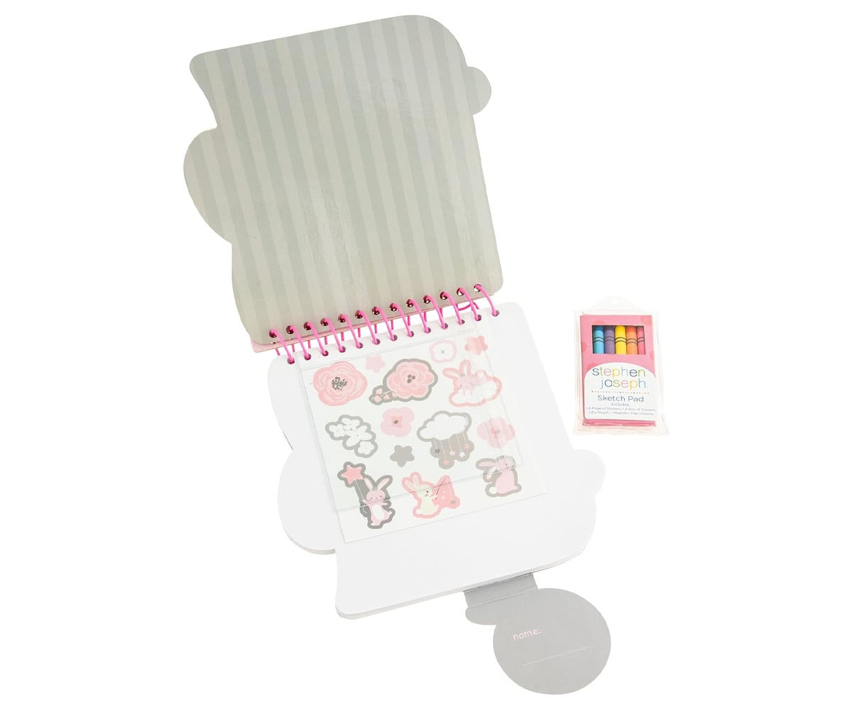 Cuaderno con Pegatinas y Crayones Conejo