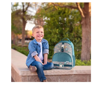 Customizable All Over Construction School Backpack