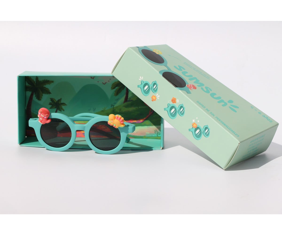 Occhiali da Sole Flessibili Personalizzabili Starter Dinos (4 a 6 anni)