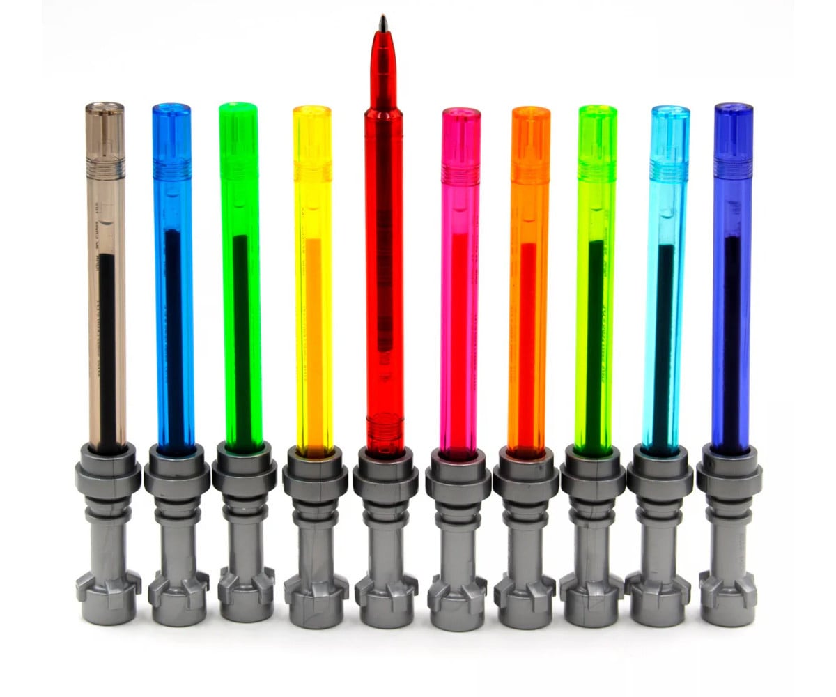 10 canetas de gel LEGO® Stars Wars Lightsabre