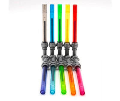 10 canetas de gel LEGO® Stars Wars Lightsabre