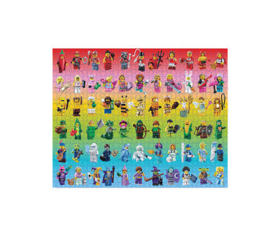 Puzzle LEGO® Rainbow Minifigure 1000 pezzi