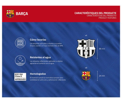 Etichette Riflettenti FC. Barcelona