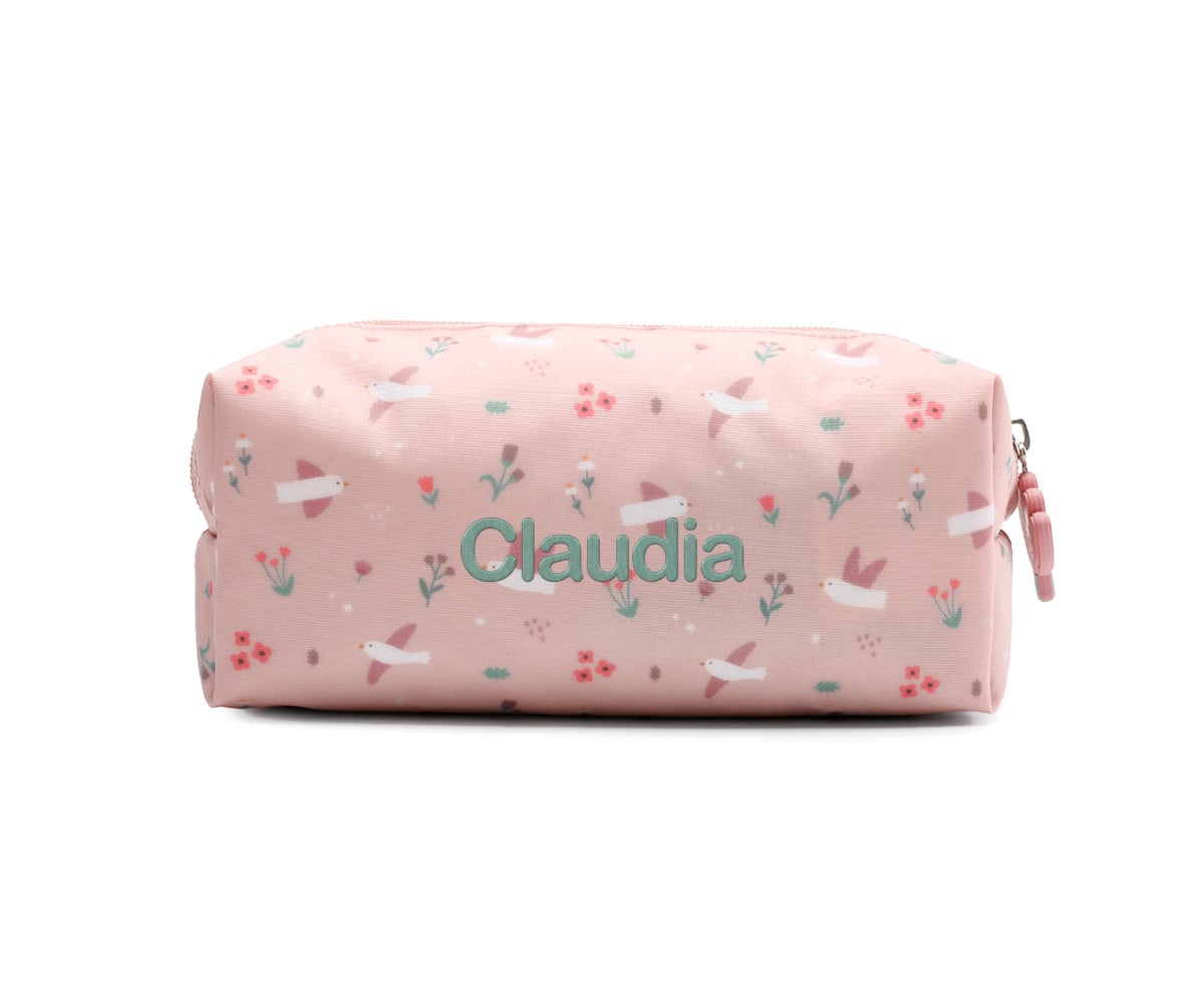 Estuche Blossom Birds Personalizable