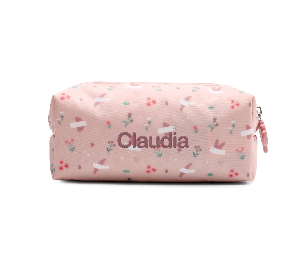 Estuche Blossom Birds Personalizable