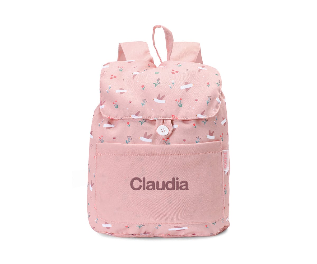 Zaino Piccolo Tela Tutete Blossom Birds Personalizzabile