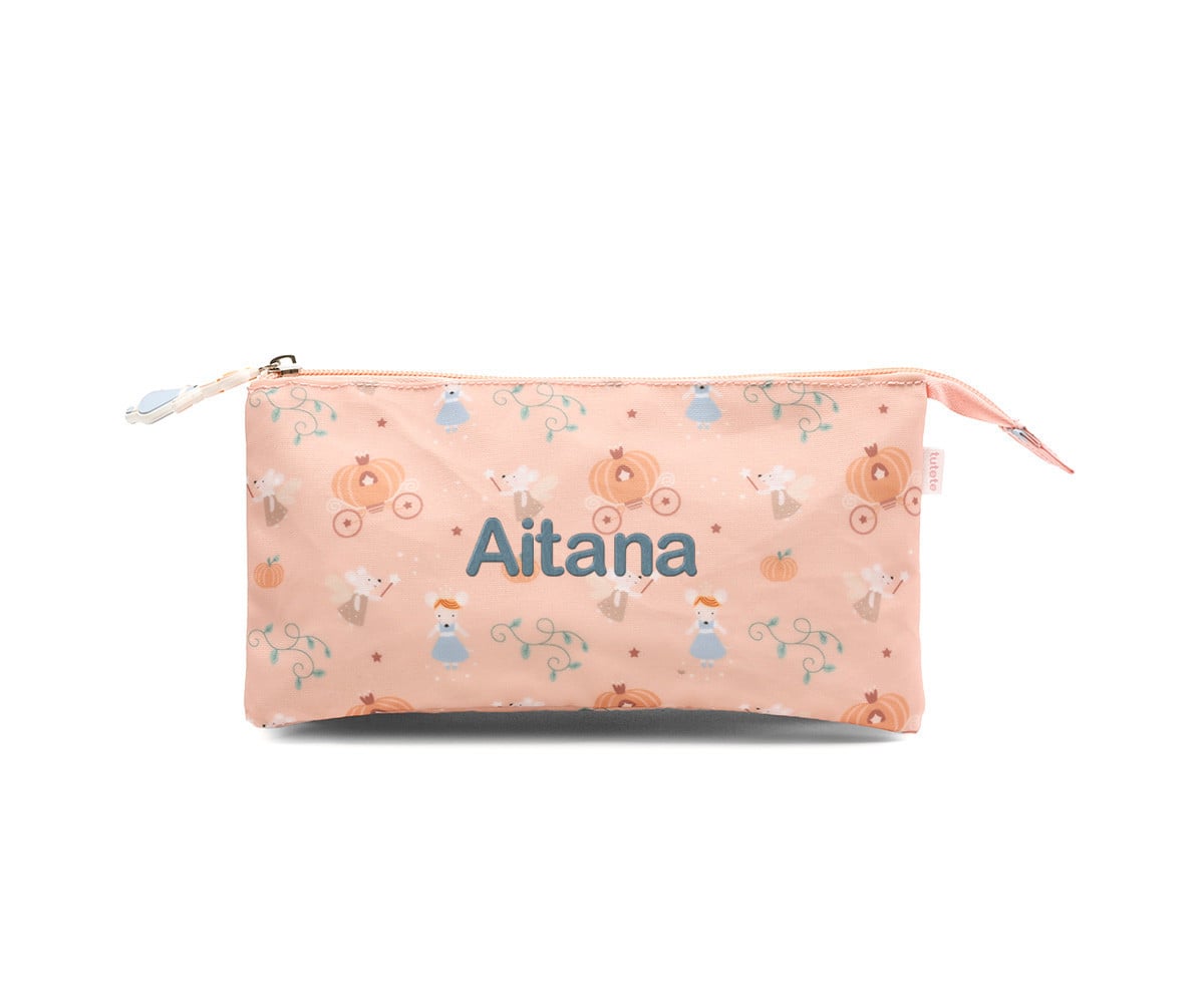 Estojo com 3 Compartimentos Personalizável Mouse Fairies