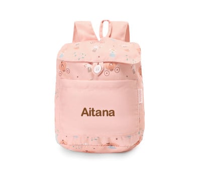 Mochila Tela Pequeña Mouse Fairies Personalizable