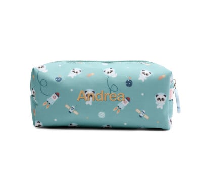 Estuche Pandas in Space Personalizable