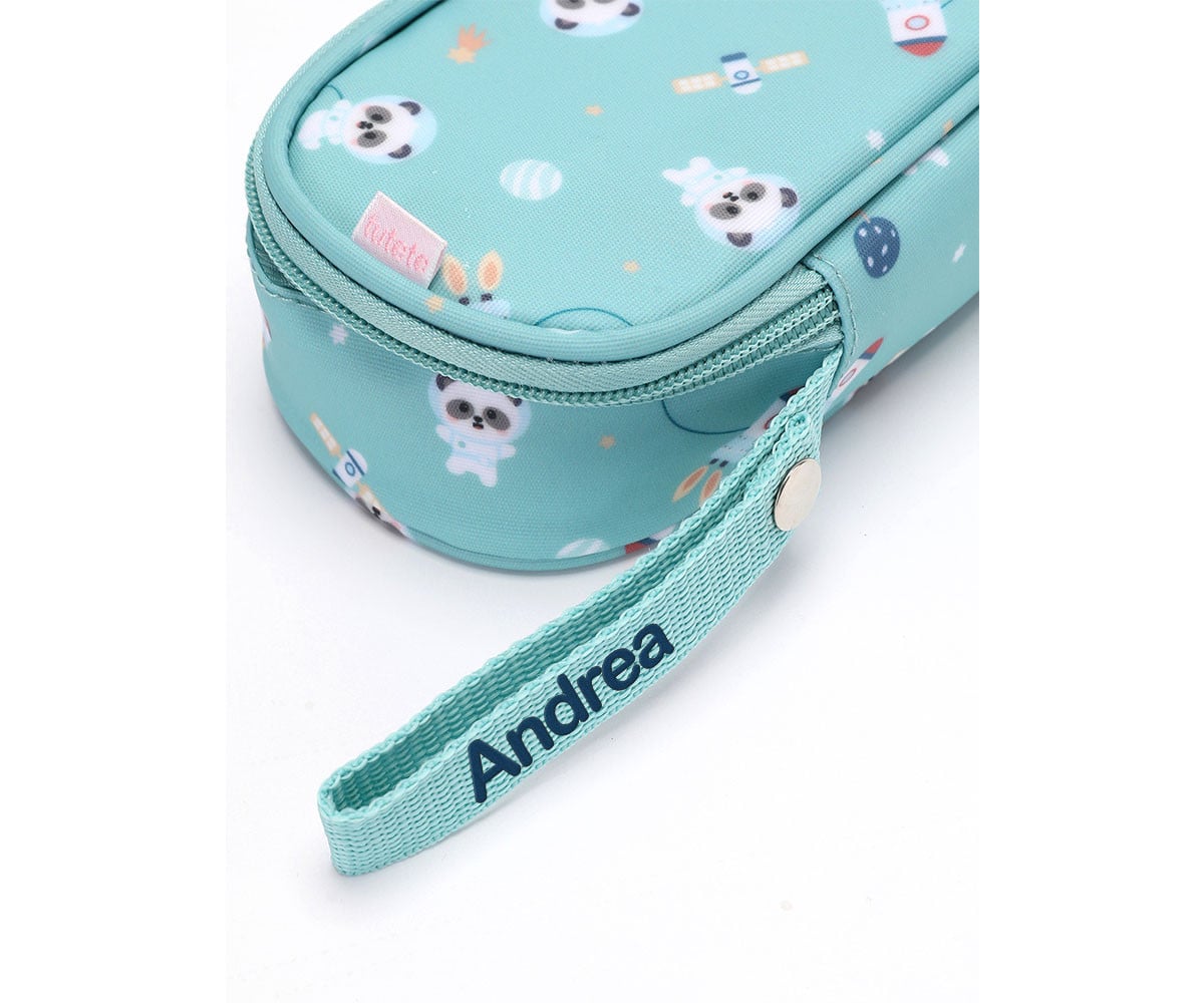 Astuccio Termico Merenda Tutete Pandas in Space Personalizzabile