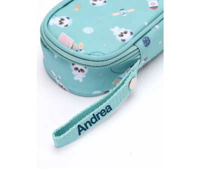 Astuccio Termico Merenda Tutete Pandas in Space Personalizzabile