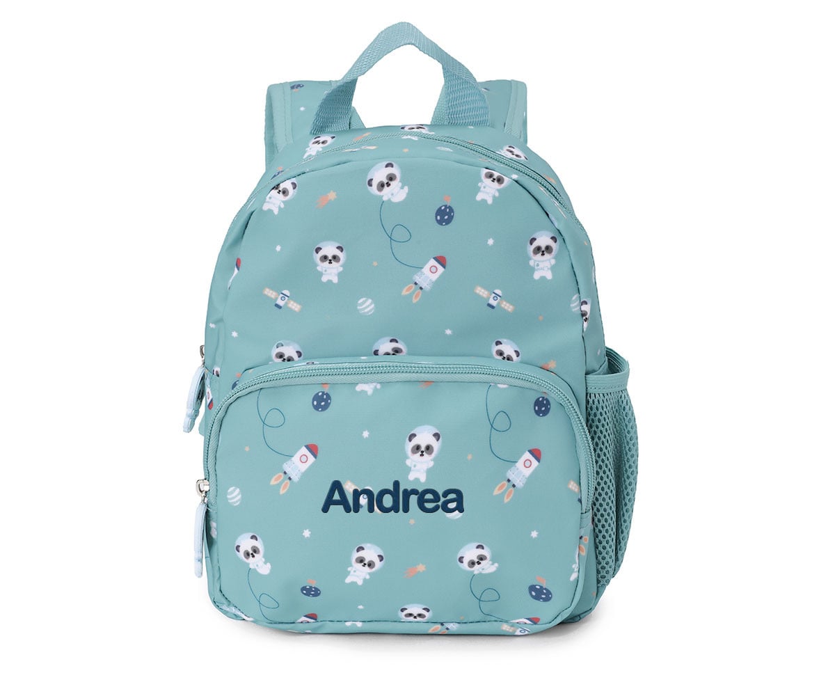 Mochila Infantil Pandas in Space Personalizable