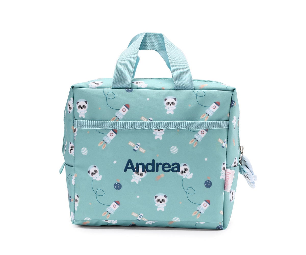Borsa Termica Merenda Tutete Pandas in Space Personalizzabile