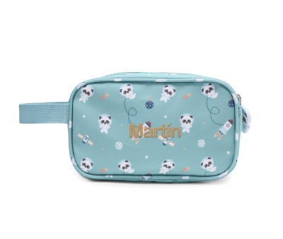 Neceser Pandas in Space Personalizable