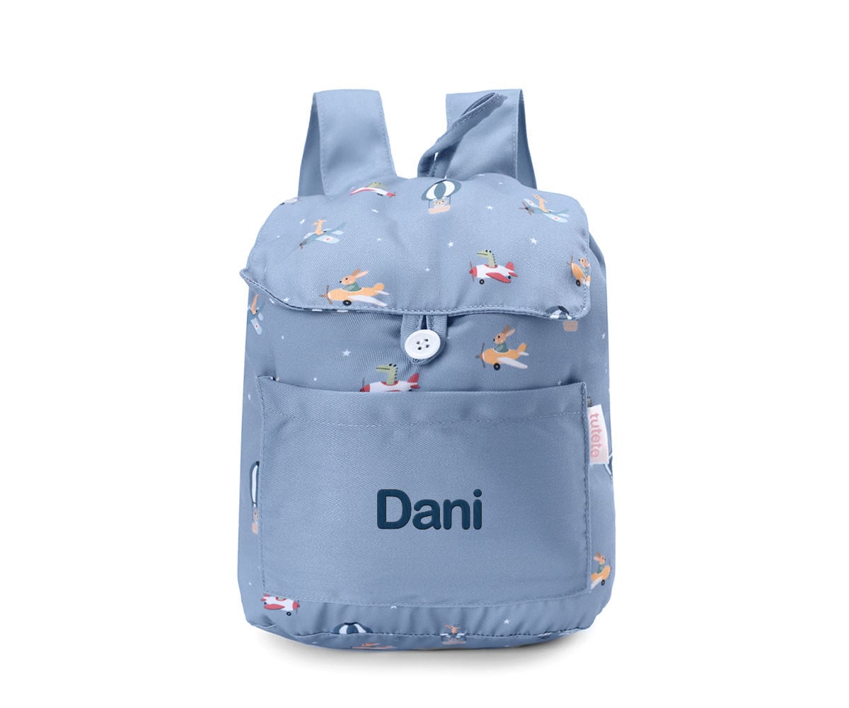 Zaino Piccolo Tela Tutete Planes Personalizzabile